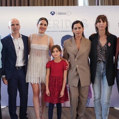 El equipo de 'Heridas' en el 25 Festival de Málaga