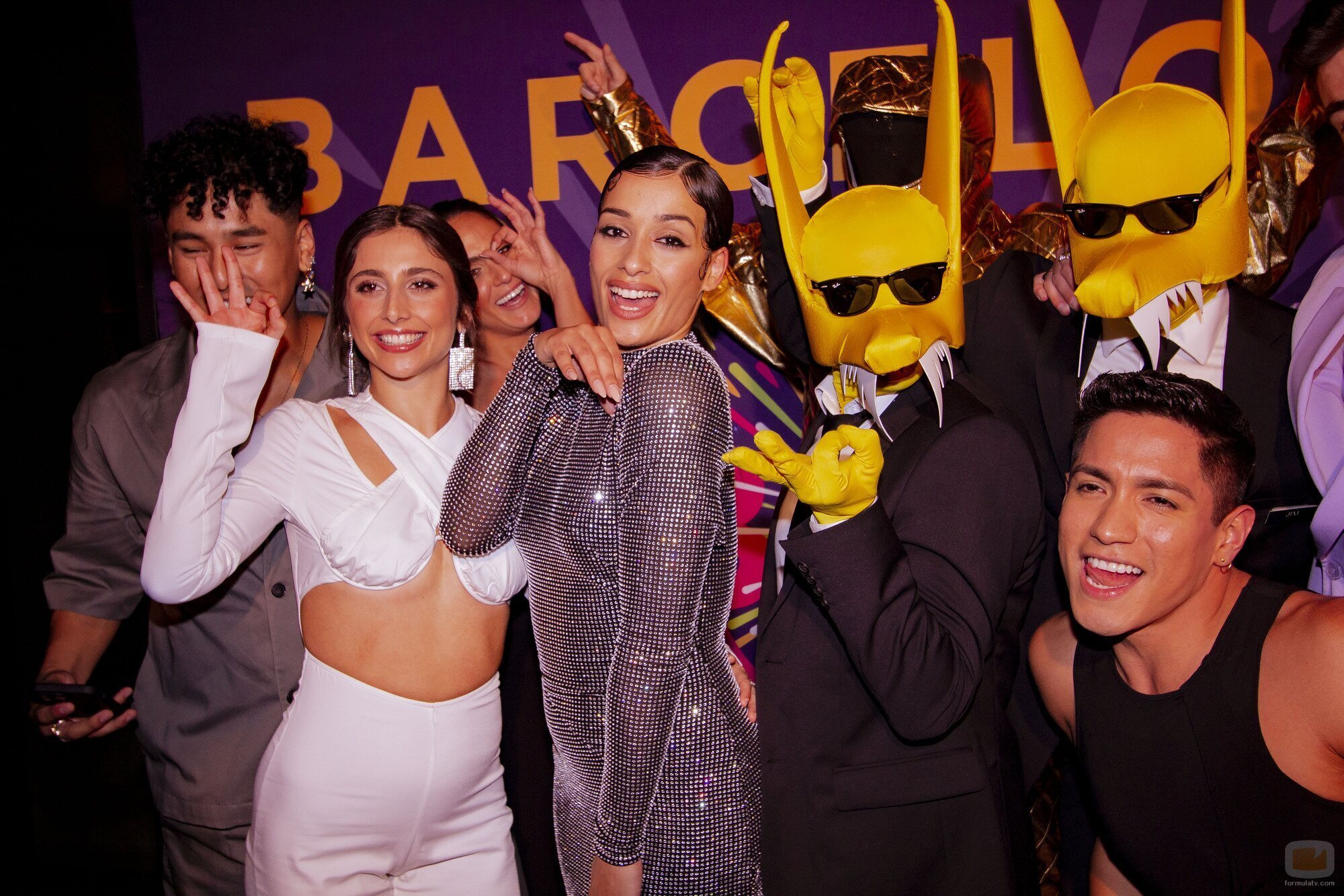 Chanel y Subwoolfer, divirtiéndose en la Barcelona Eurovision Party