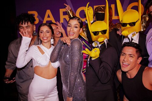 Chanel y Subwoolfer, divirtiéndose en la Barcelona Eurovision Party