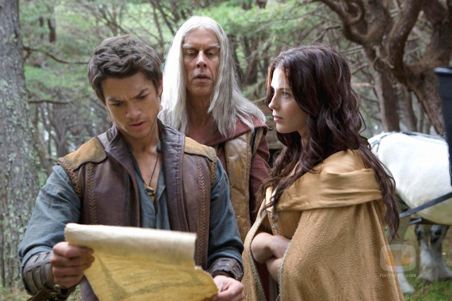 Craig Horner, Bruce Spence y Bridget Regan