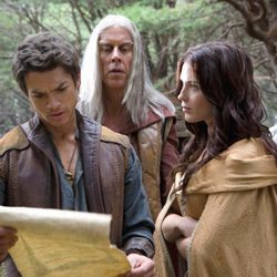 Craig Horner, Bruce Spence y Bridget Regan