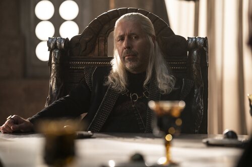 El rey Viserys Targaryen en 'La casa del dragón'