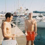 André Lamoglia, dando un mangueretazo a su amigo