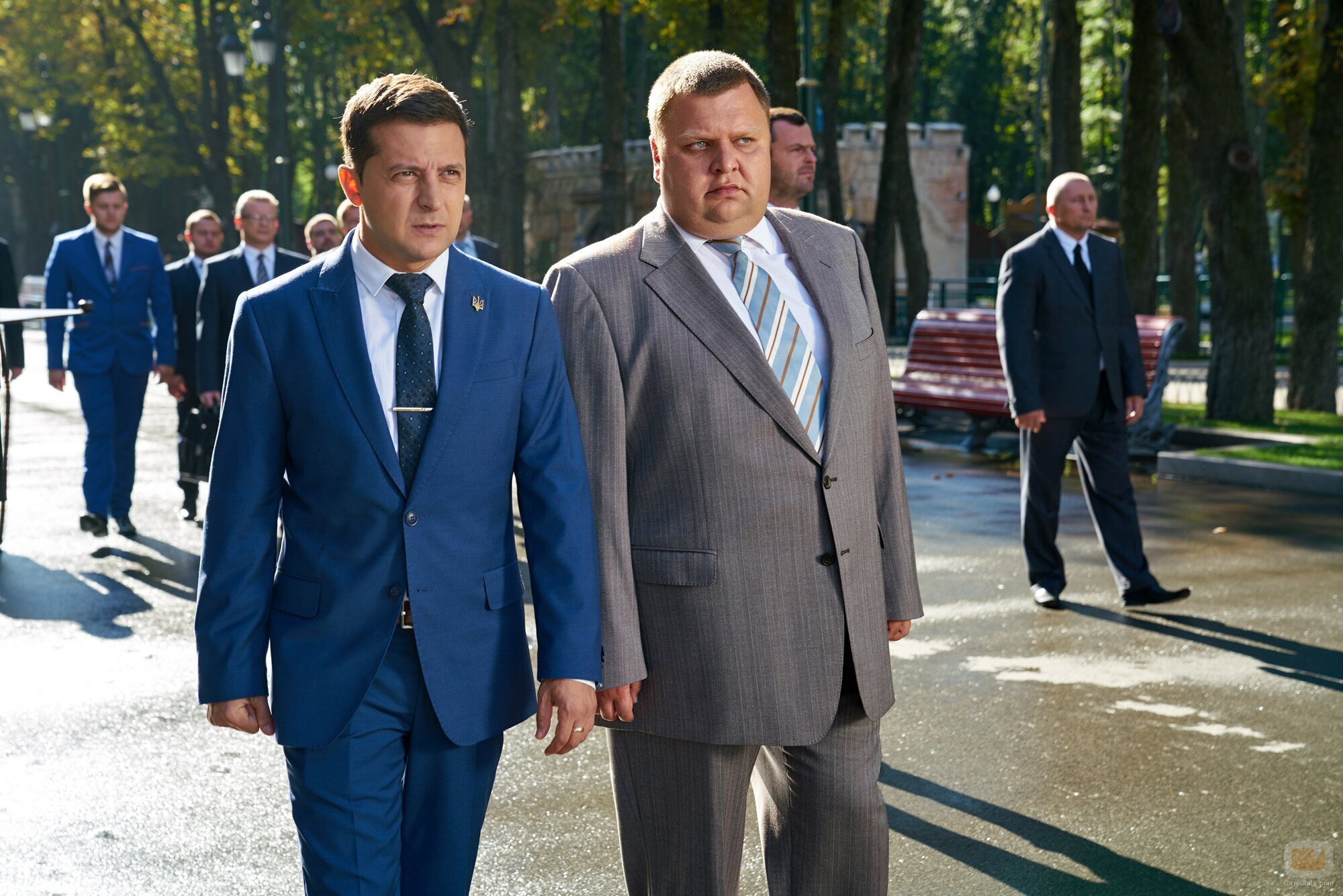 Volodímir Zelenski encarna al presidente Vasyl Goloborodko en 'Zelenski, servidor del pueblo'