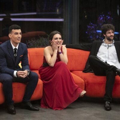 Adrian Tello, Marta Jurado y Rafa Martínez en la final de 'Secret Story 2'