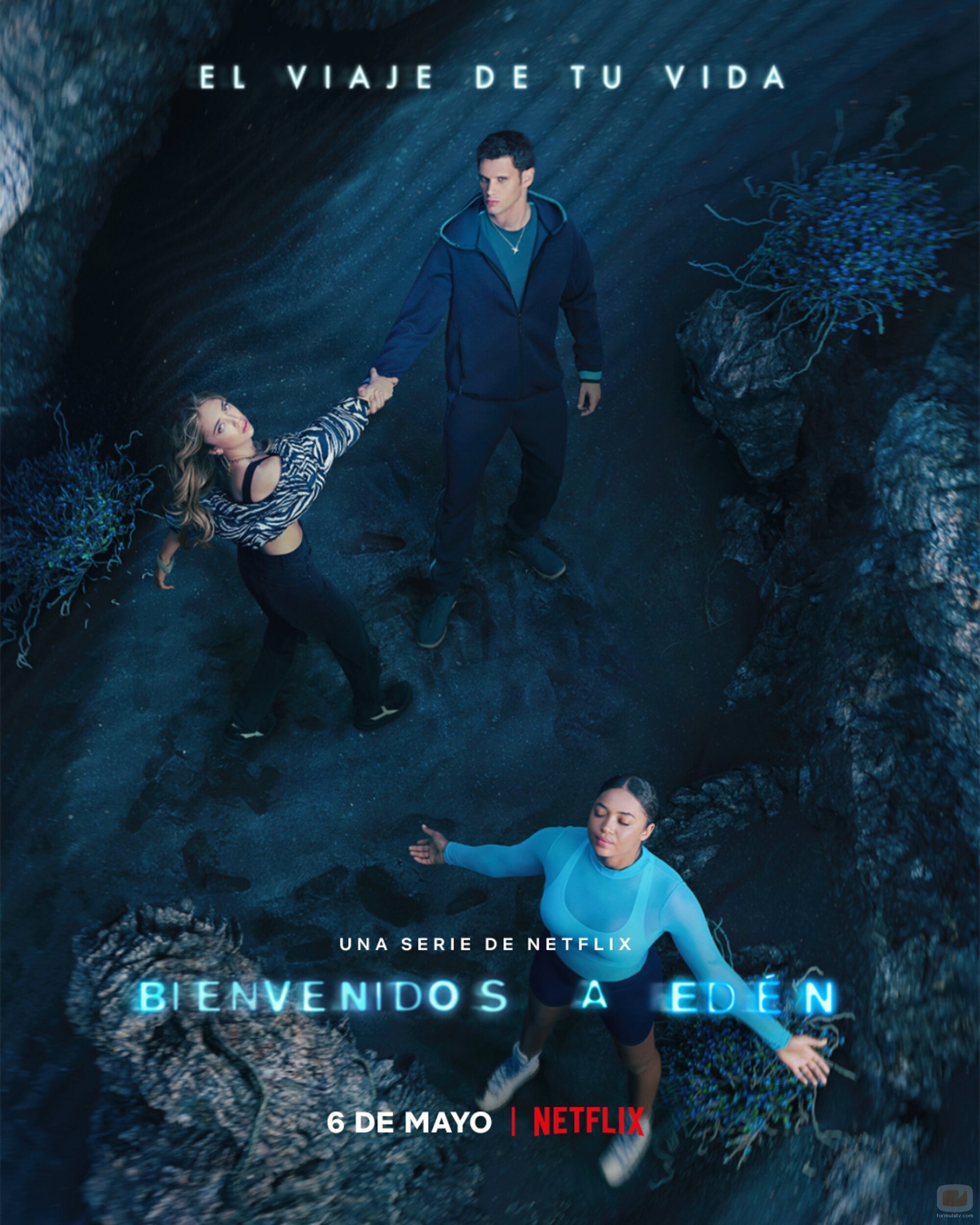 Póster de Judith, Orson y Claudia en 'Bienvenidos a Edén'