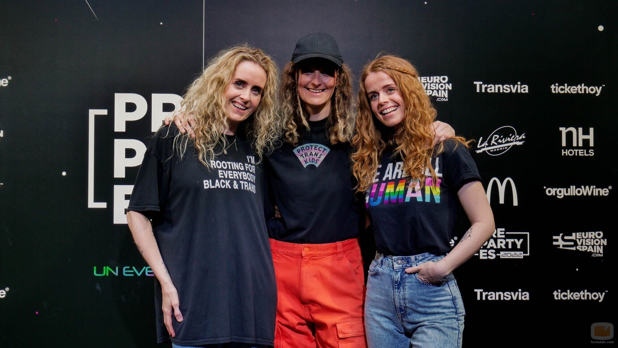 Sigga, Beta & Elín visitan la PreParty 2022 de Madrid