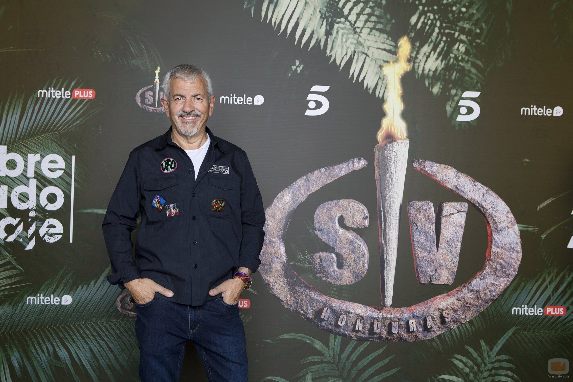 Carlos Sobera en la rueda de prensa de 'Supervivientes 2022'