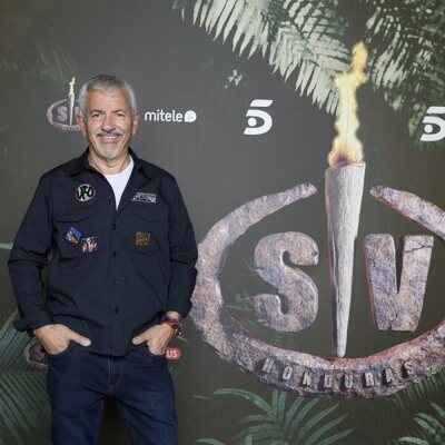 Carlos Sobera en la rueda de prensa de 'Supervivientes 2022'