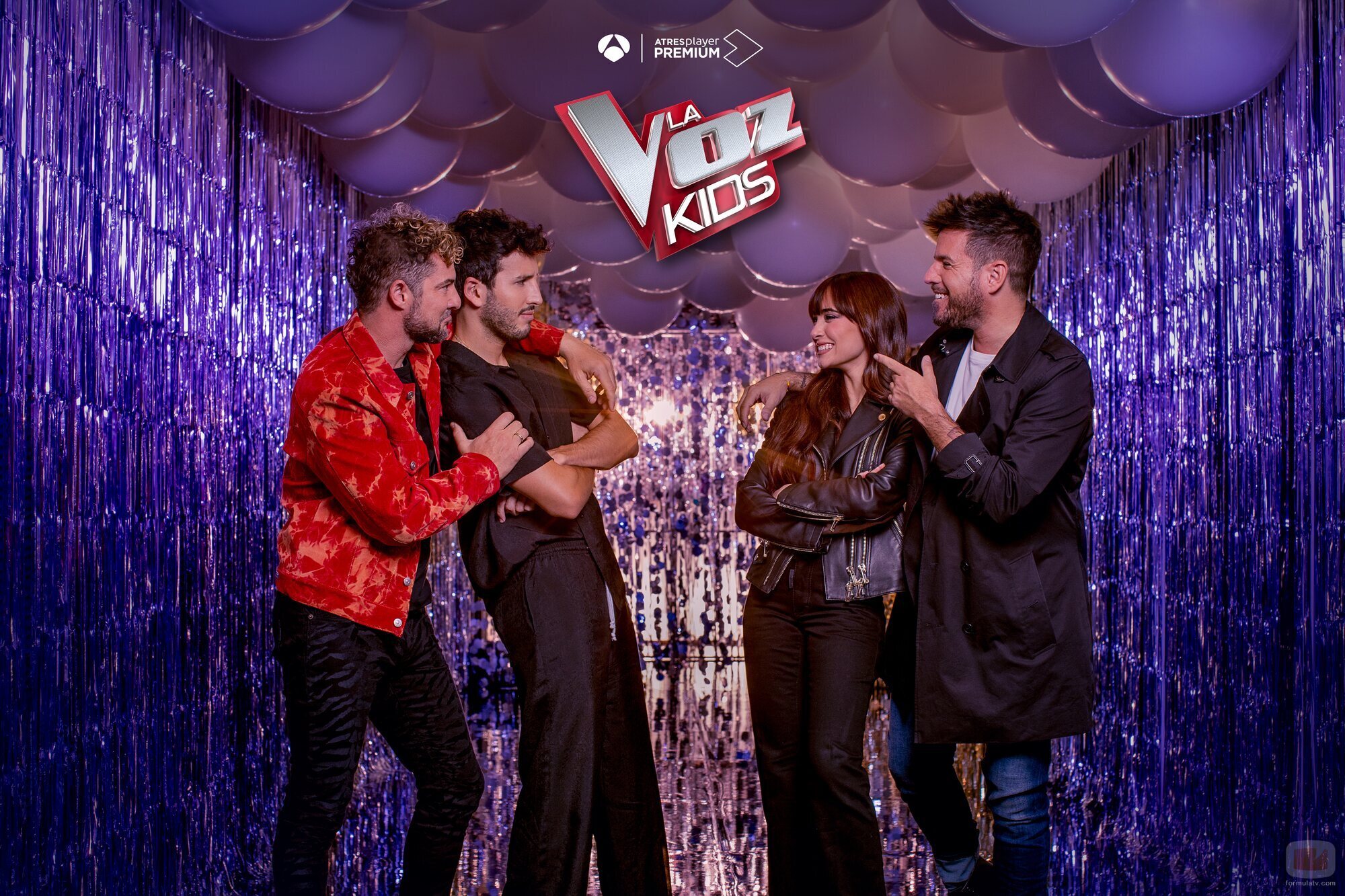 Cartel oficial de 'La Voz Kids 7' con sus cuatro coaches