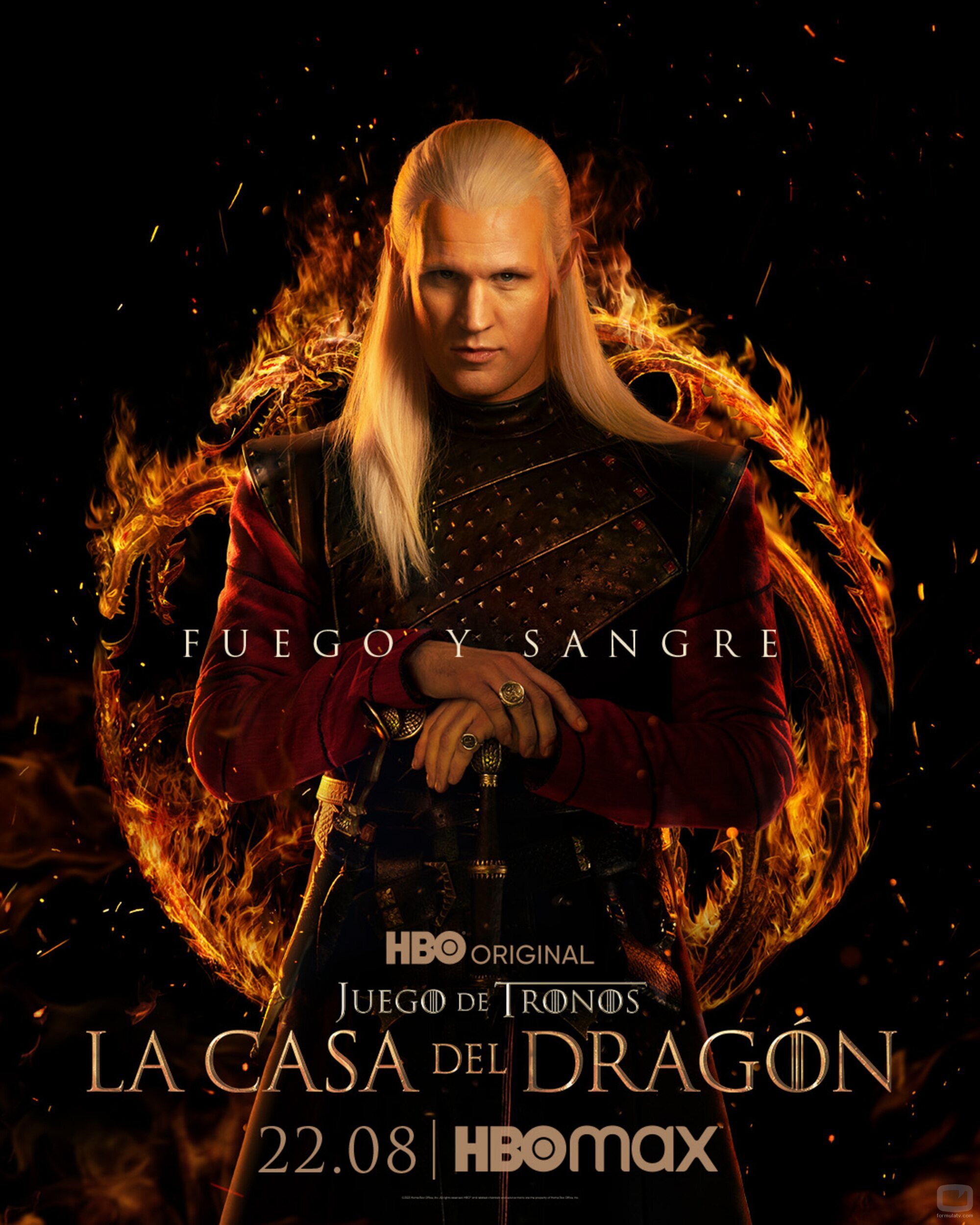 Póster de Daemon Targaryen en 'La Casa del Dragón'