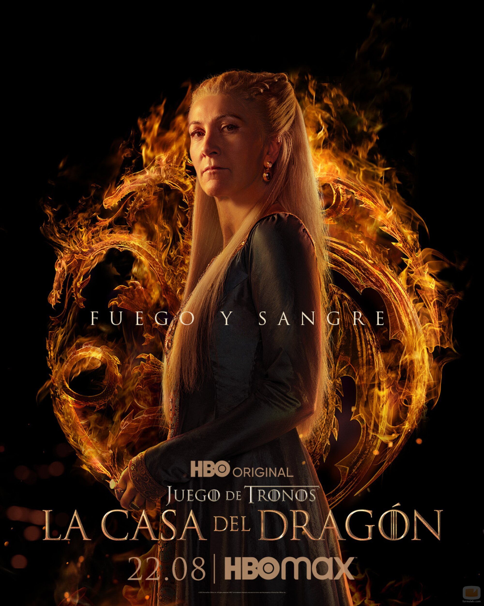 Póster de Rhaenys Targaryen en 'La Casa del Dragón'
