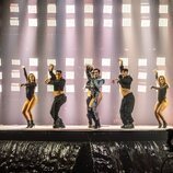 El escenario de Eurovisión 2022, durante el primer ensayo de Chanel