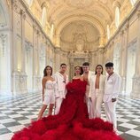 La candidatura española para Eurovisión 2022, durante la Turquoise Carpet