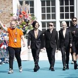 The Rasmus, representantes de Finlandia, en la Turquoise Carpet de Eurovisión 2022