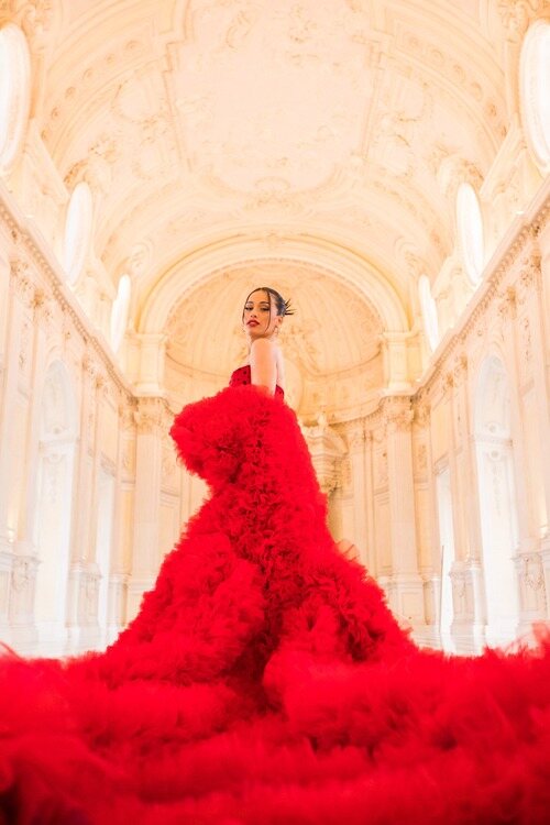 Chanel, durante la ceremonia de apertura de Eurovisión 2022