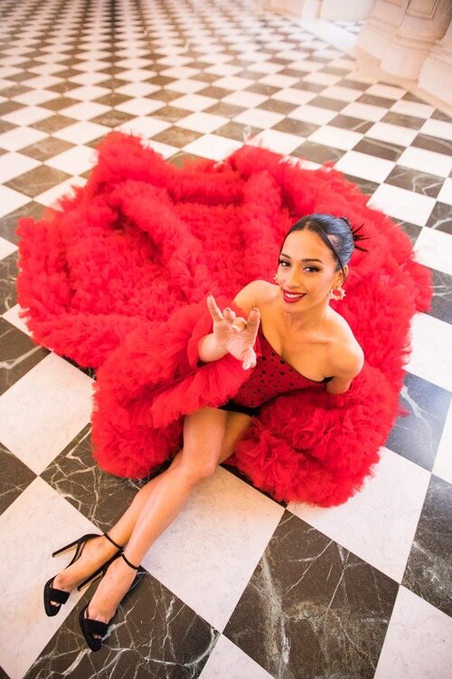 Chanel posa en la Galería Grande durante la ceremonia de apertura de Eurovisión 2022