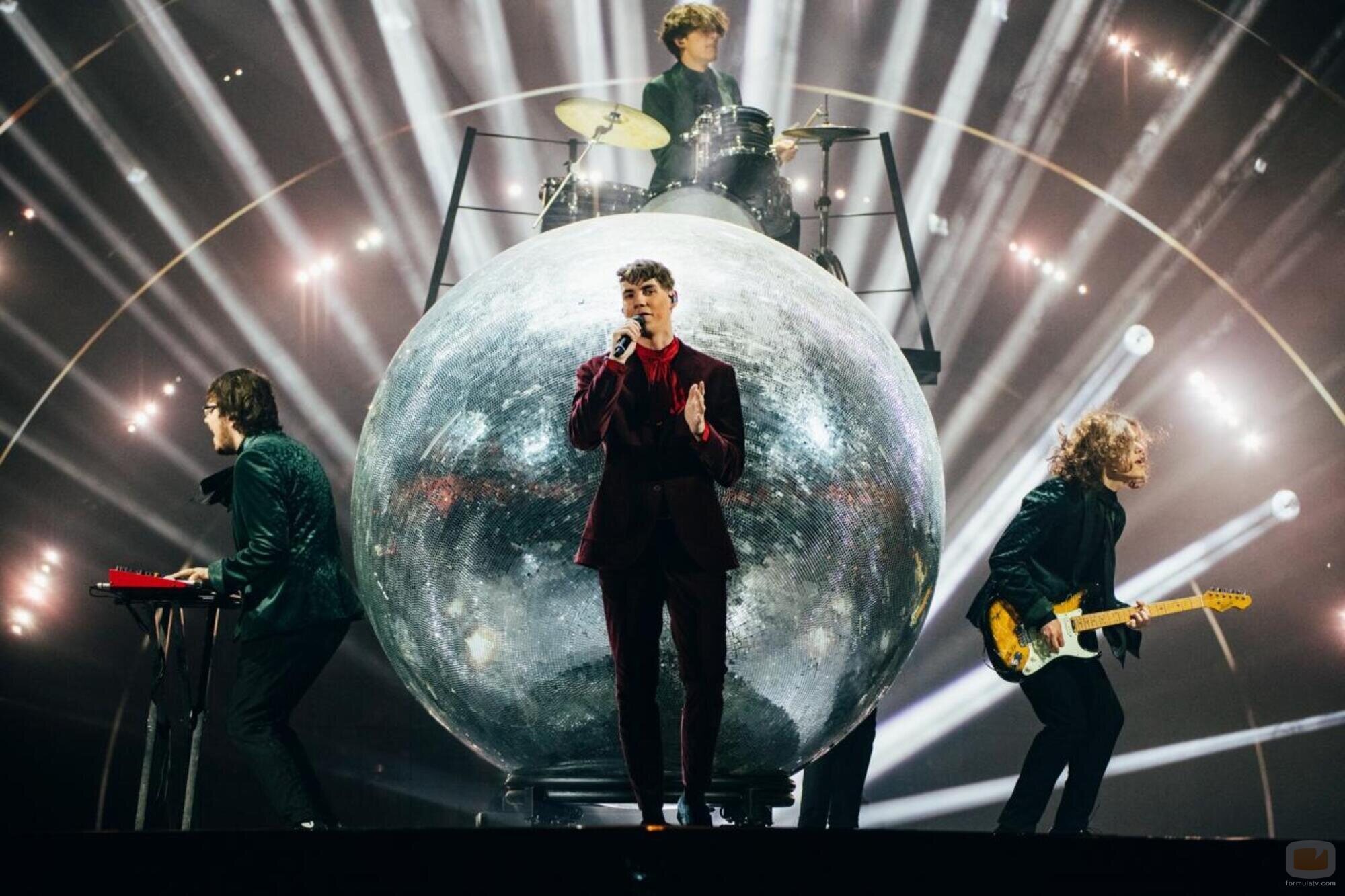 LPS, representantes de Eslovenia, en la Semifinal 1 de Eurovisión 2022