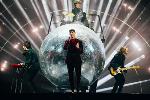 LPS, representantes de Eslovenia, en la Semifinal 1 de Eurovisión 2022