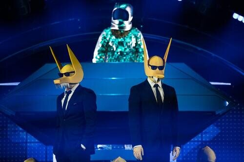 Subwoolfer, representantes de Noruega, en la Semifinal 1 de Eurovisión 2022