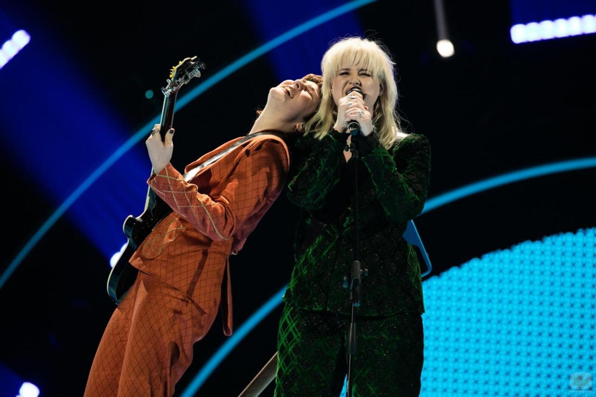 Reddi, representantes de Dinamarca, en la Semifinal 1 de Eurovisión 2022