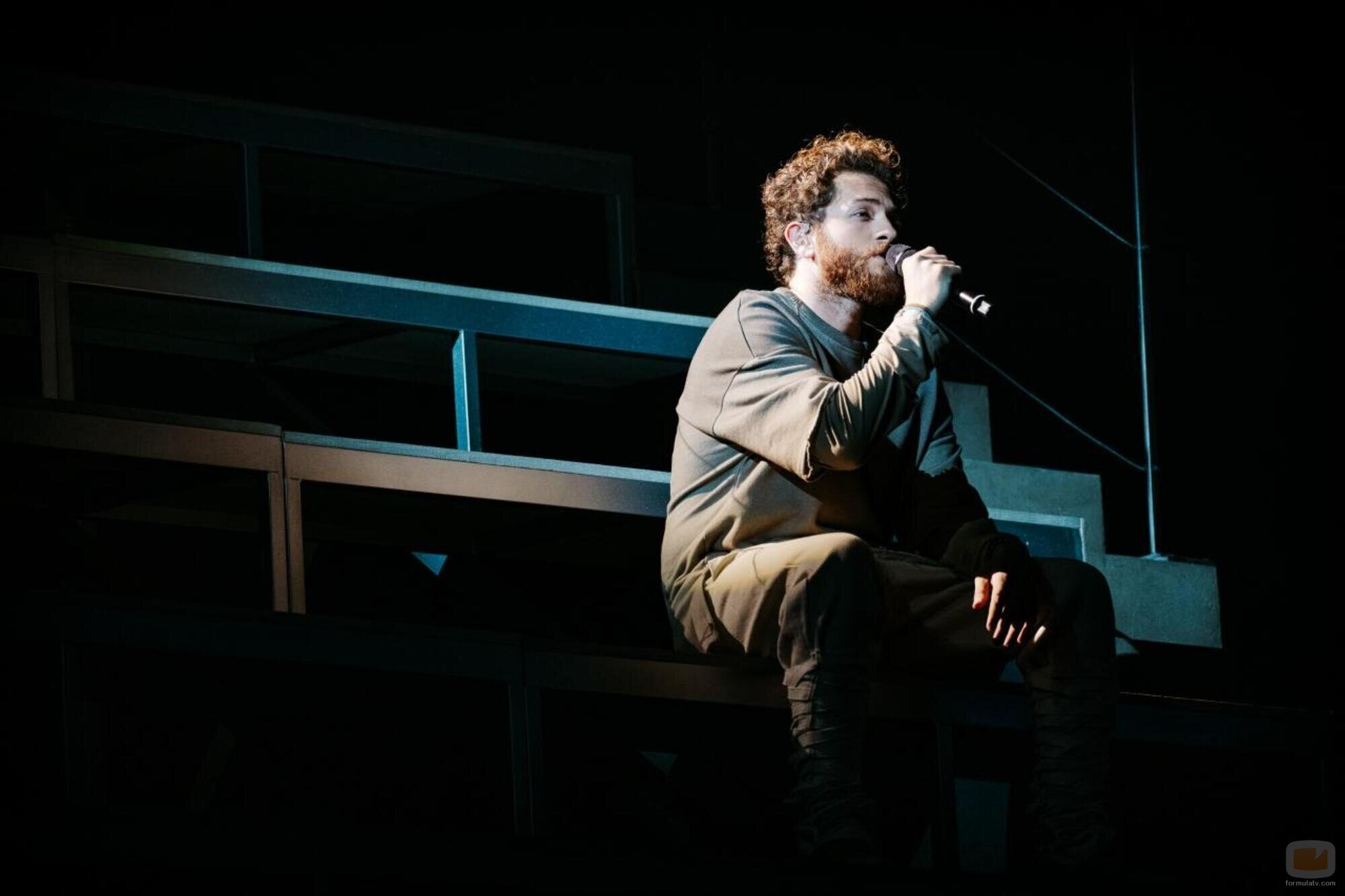 Nadir Rustamil, representante de Azarbaiyán, en la Semifinal 2 de Eurovisión 2022