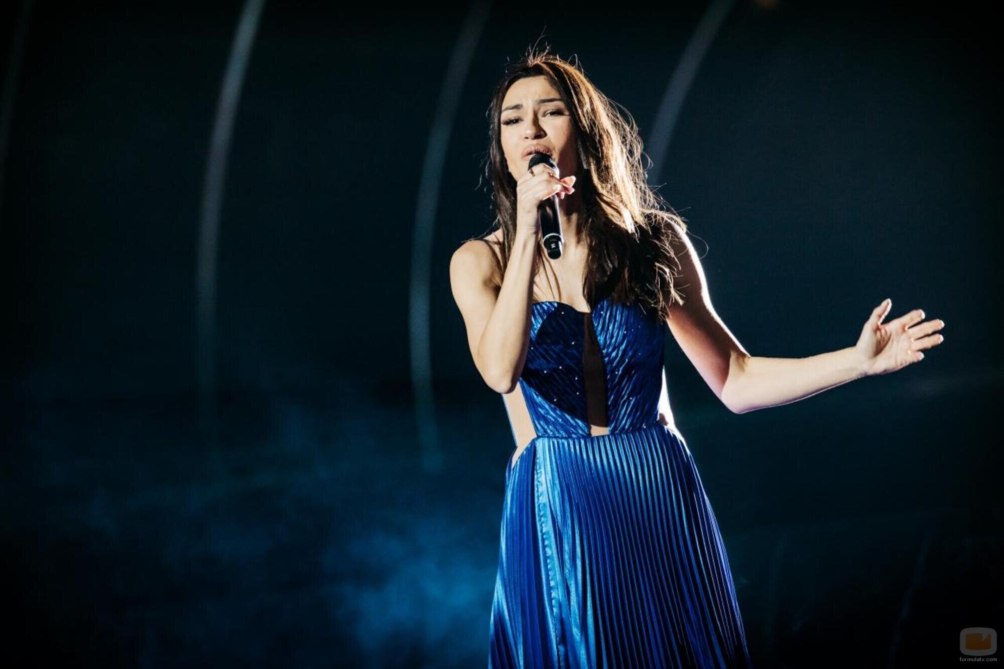 Vladana, representante de Montenegro, en la Semifinal 2 de Eurovisión 2022