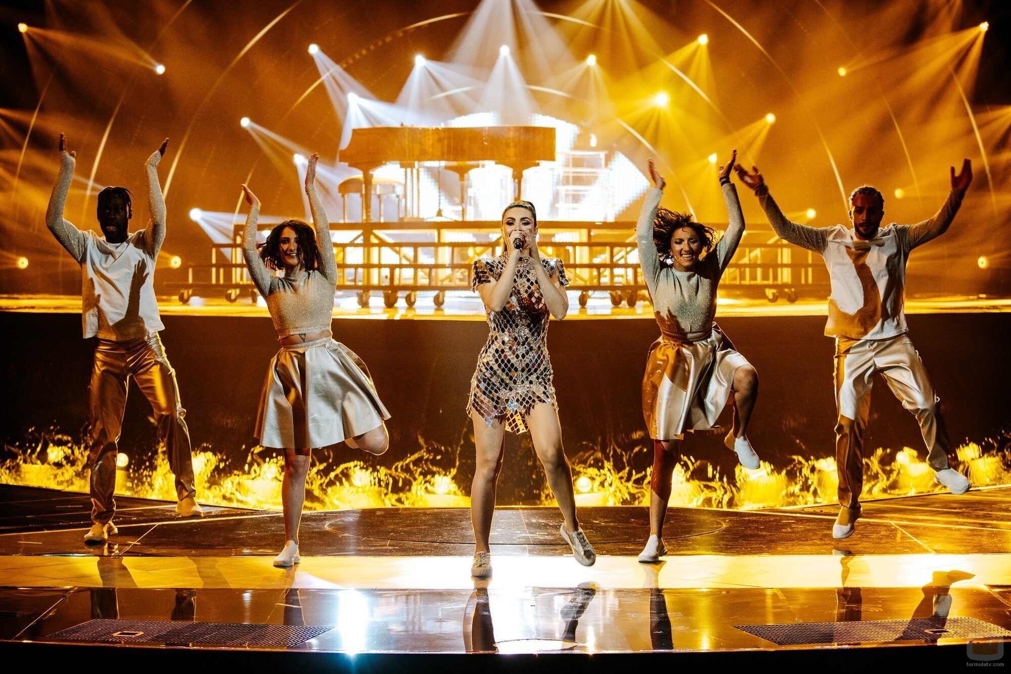 Emma Muscat, representante de Malta, en la Semifinal 2 de Eurovisión 2022