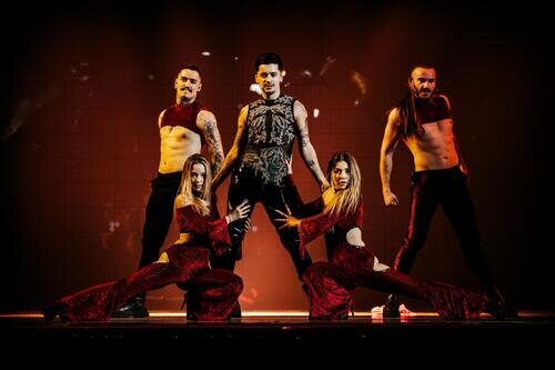 WRS, representante de Rumanía, en la Semifinal 2 de Eurovisión 2022