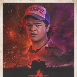 Póster de Dustin en 'Stranger Things 4'