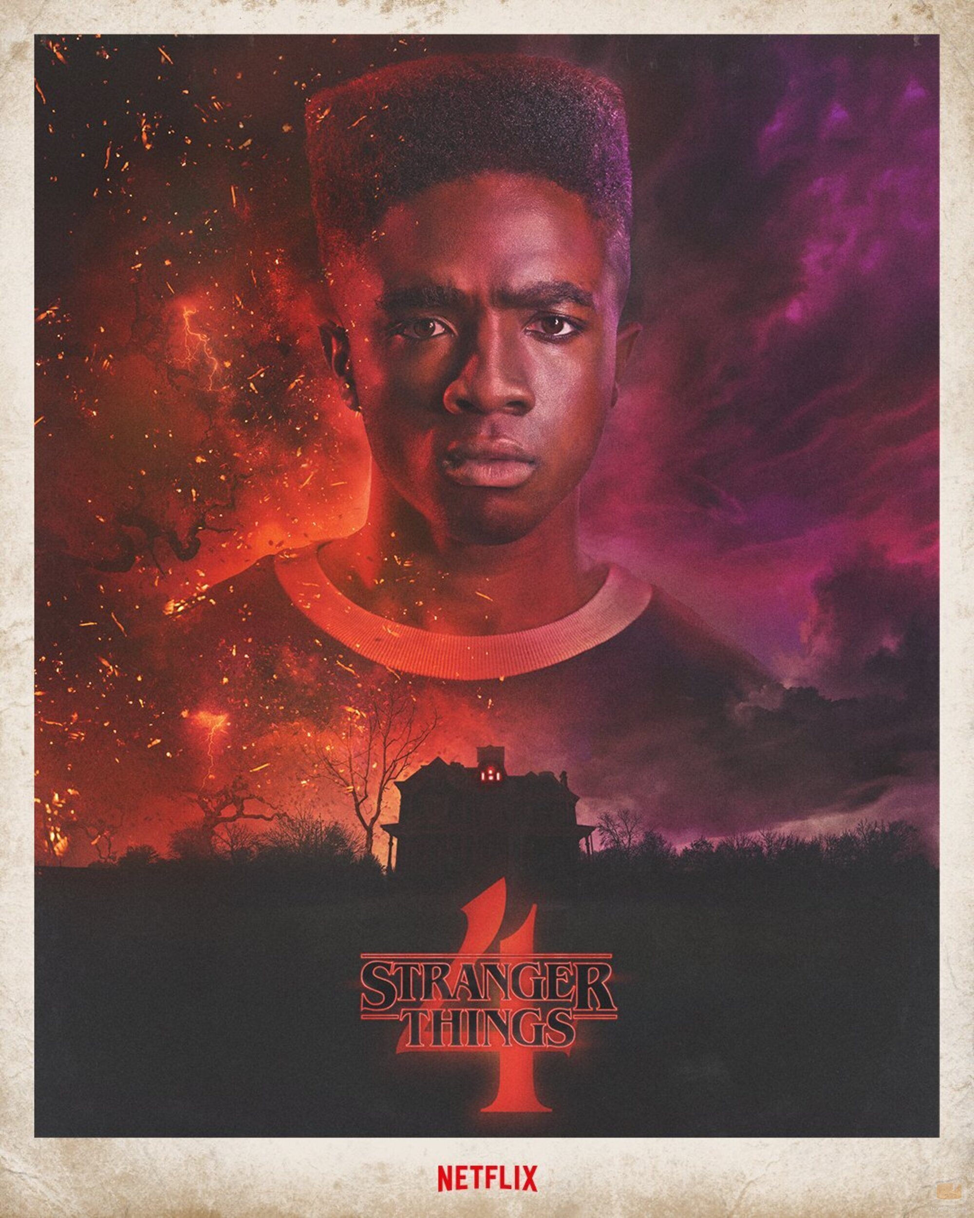 Póster de Lucas en 'Stranger Things 4'