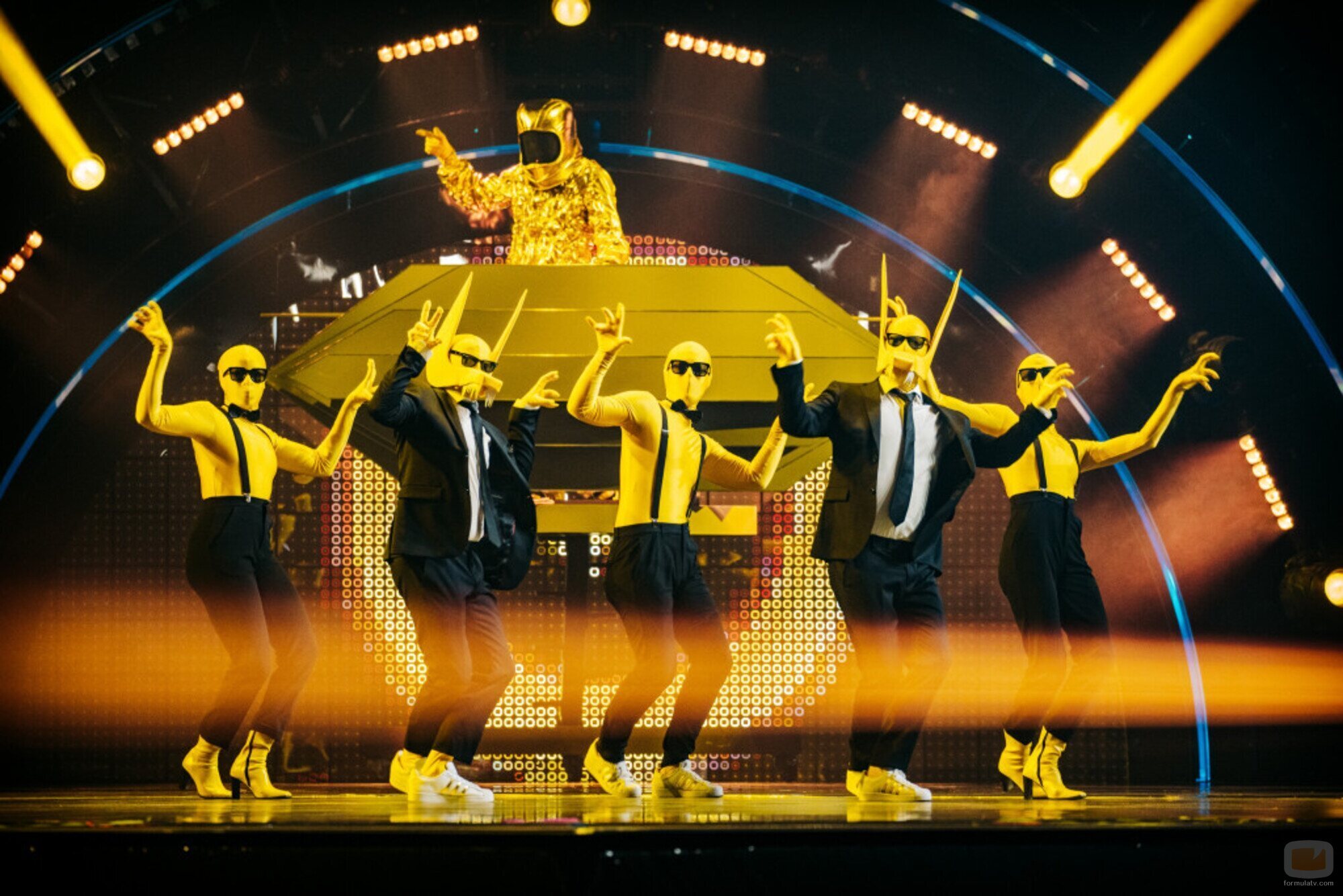 Subwoolfer, representantes de Noruega, en la Final de Eurovisión 2022