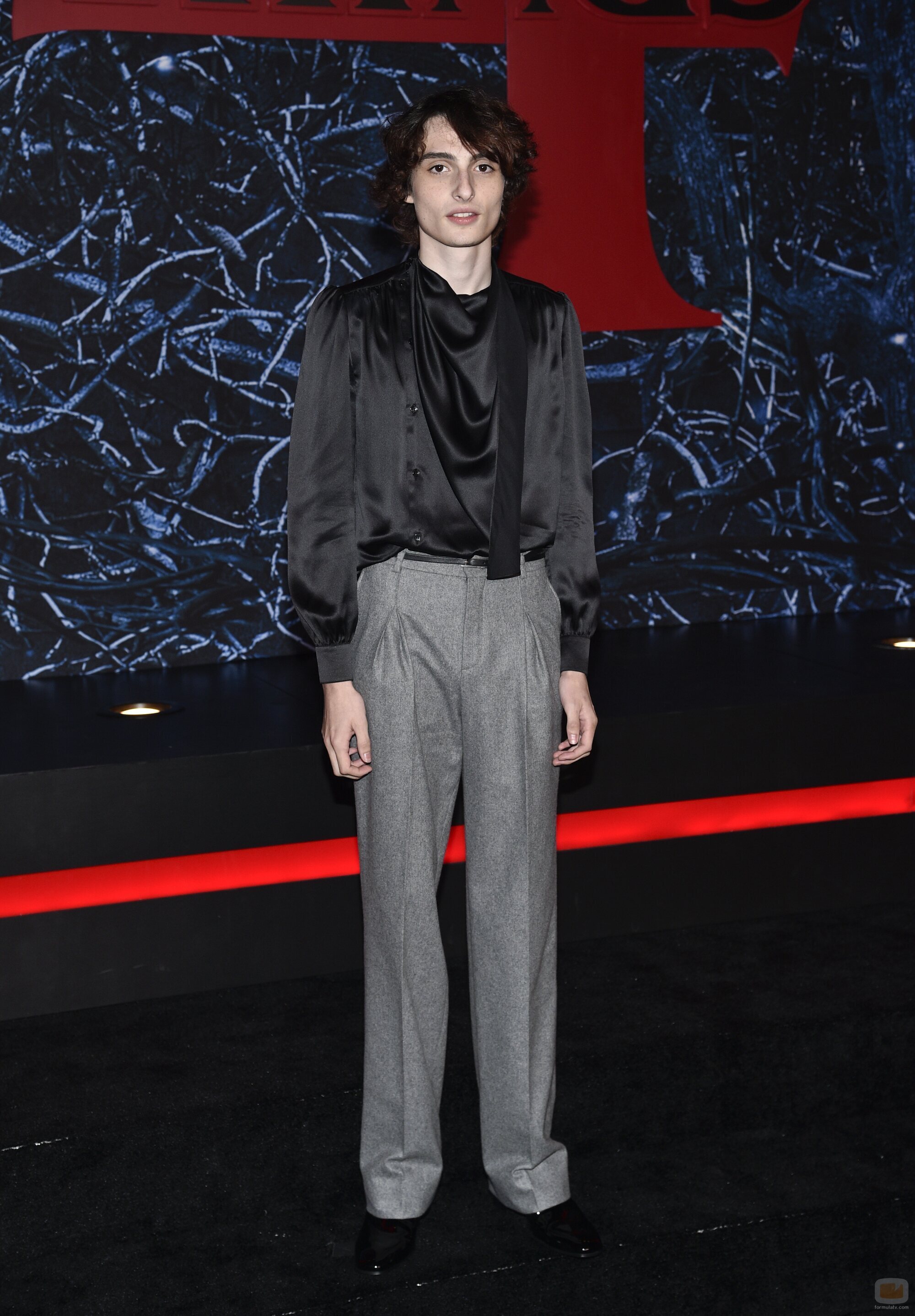 Finn Wolfhard en el estreno de 'Stranger Things 4'