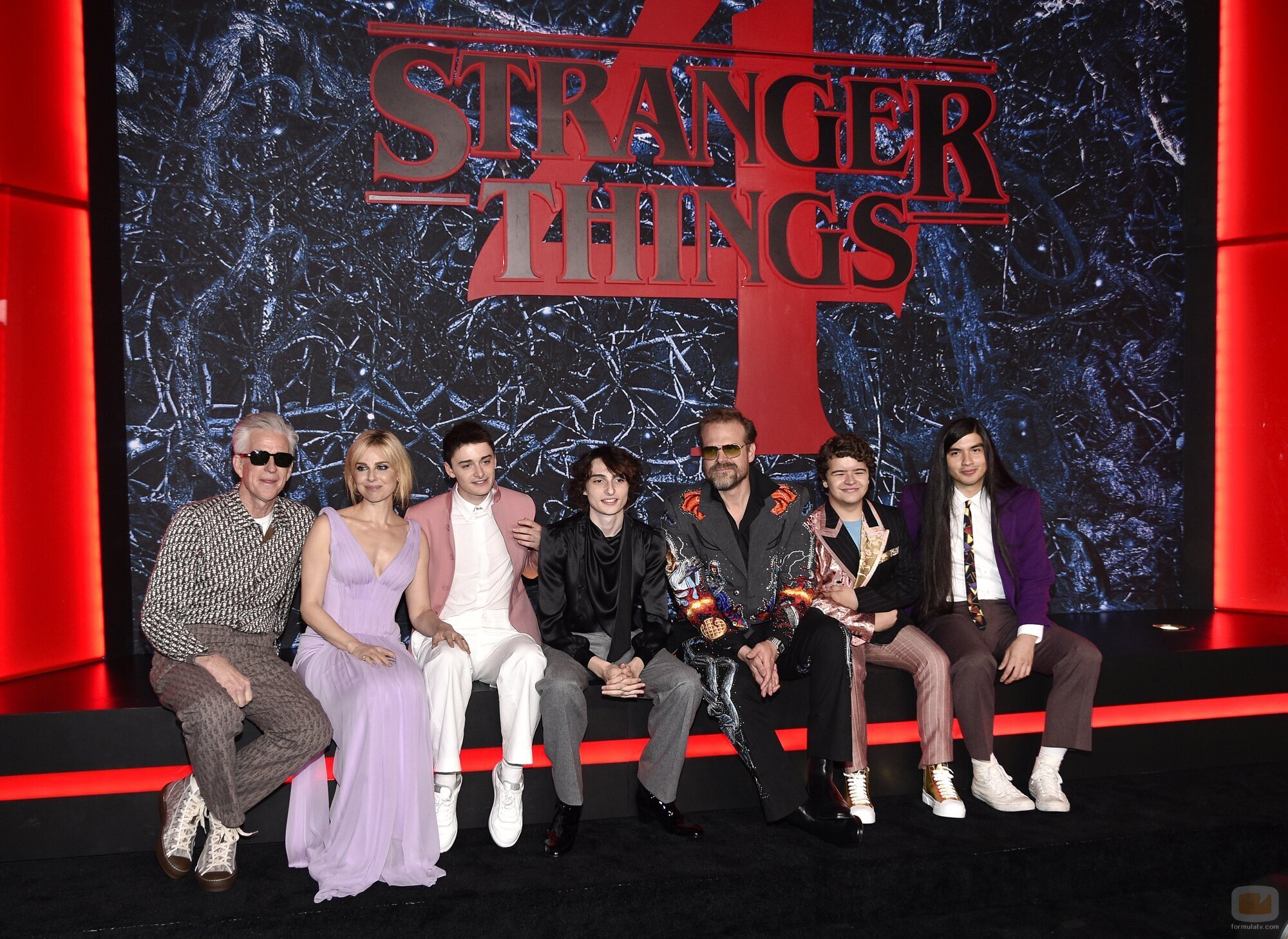 El reparto de 'Stranger Things 4' en la première