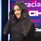 Chanel Terrero en la rueda de prensa de bienvenida tras Eurovisión 2022