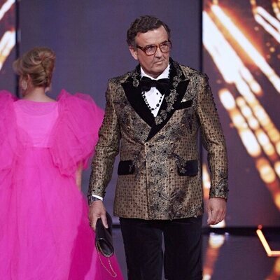 Antonio Montero en el desfile de moda española de 'Sálvame Fashion Week 2022'