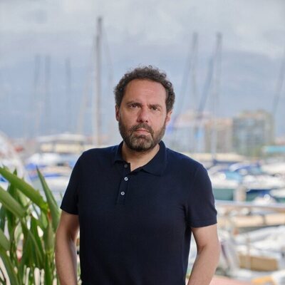 Aitor Gabilondo en el rodaje de 'Escándalo. Relato de una obsesión'