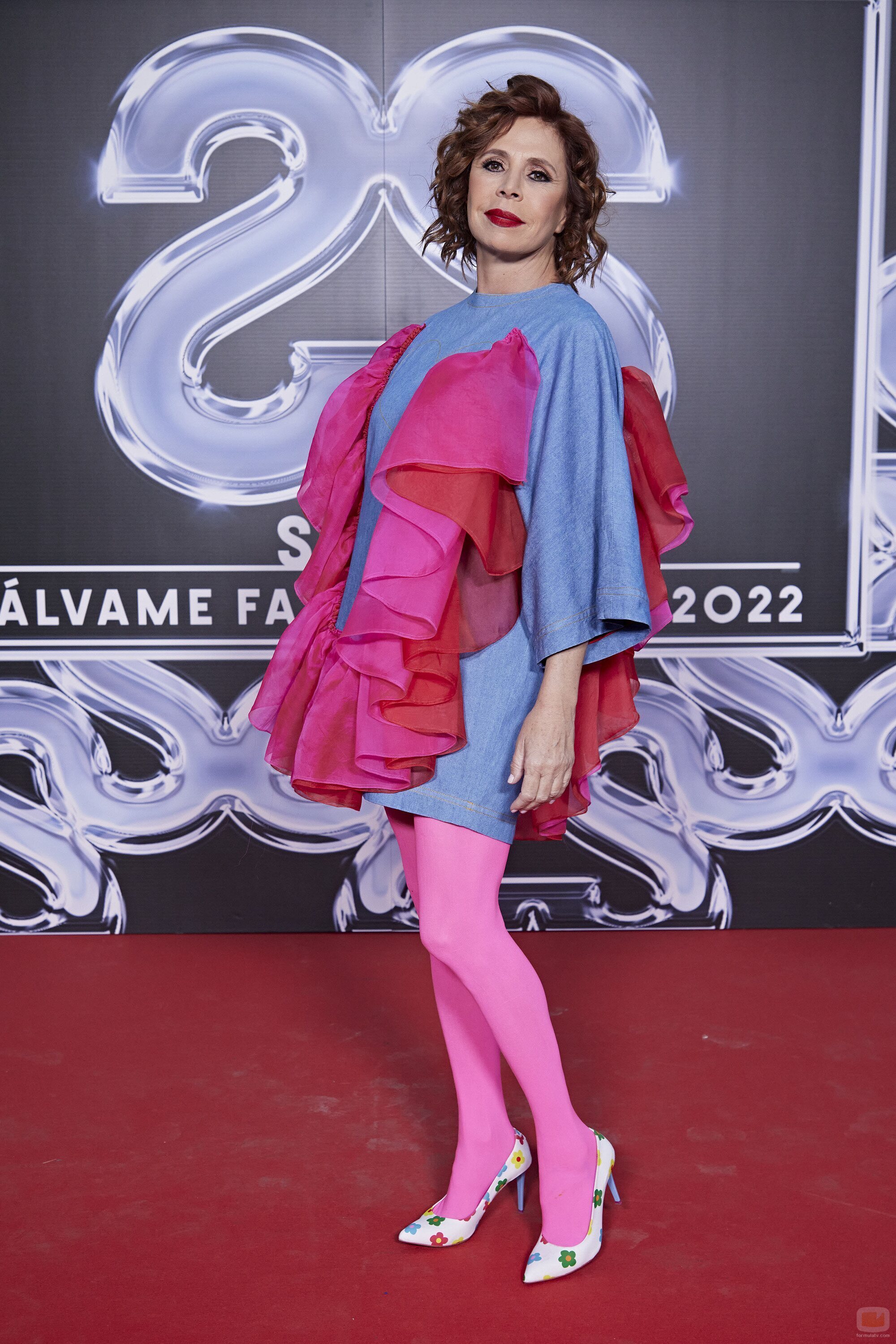 Ágatha Ruíz de la Prada, en el photocall de 'Sálvame Fashion Week 2022'
