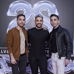 Los hermanos Frigenti, en el photocall de 'Sálvame Fashion Week 2022'