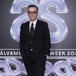 El diseñador Lucas Balboa, en el photocall de 'Sálvame Fashion Week 2022'