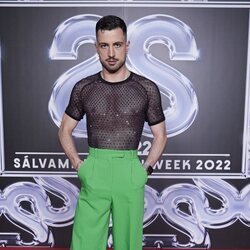 Joshua Velázquez, en el photocall de la 'Sálvame Fashion Week 2022'