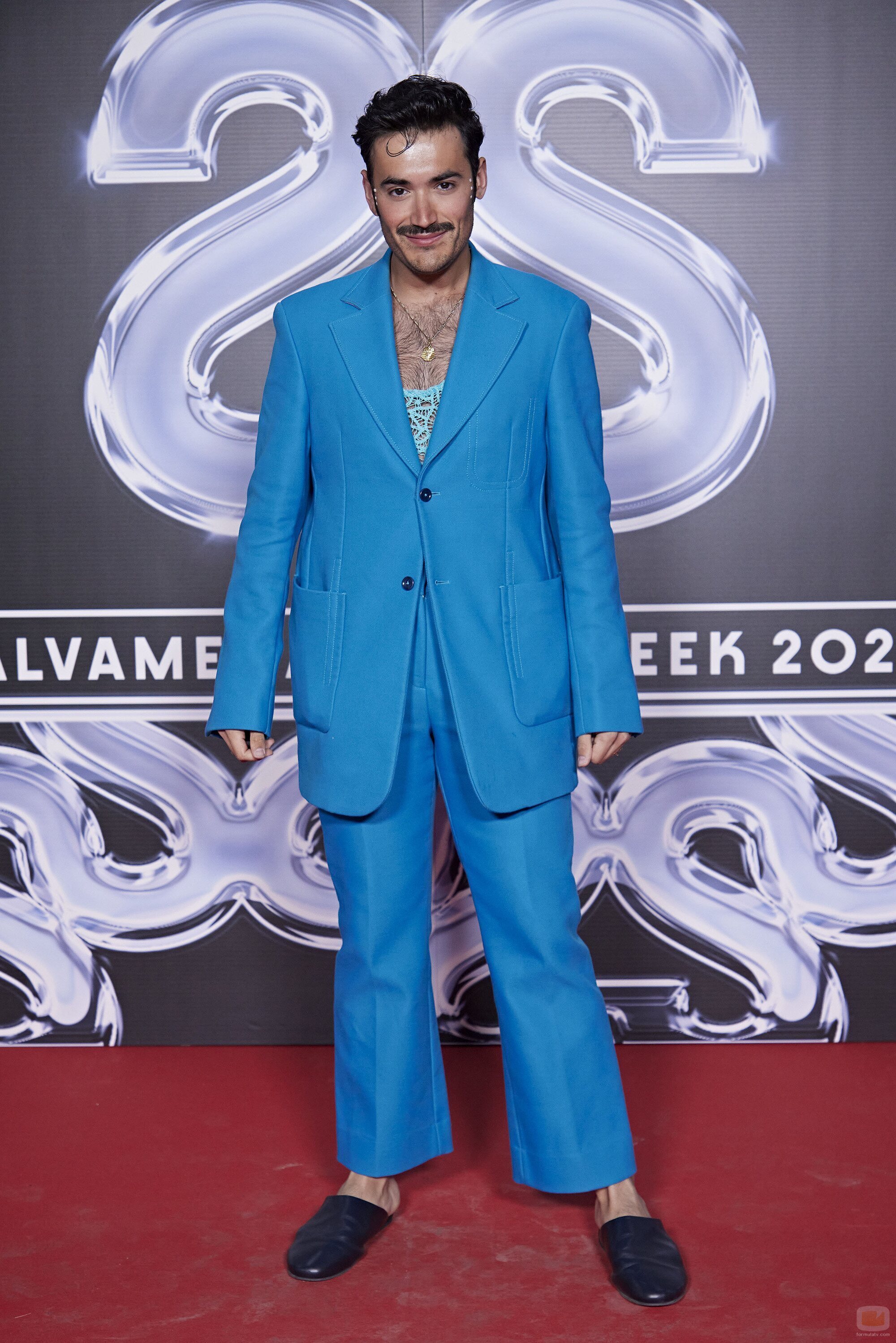 El experto en moda, José Obando, en el photocall de la 'Sálvame Fashion Week 2022'