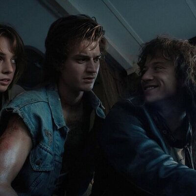 Robin, Steve y Eddie en el Volumen 2 de 'Stranger Things 4'