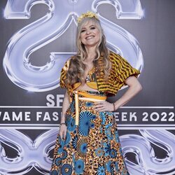 María La Fuente, en el photocall de la tercera 'Sálvame Fashion Week'