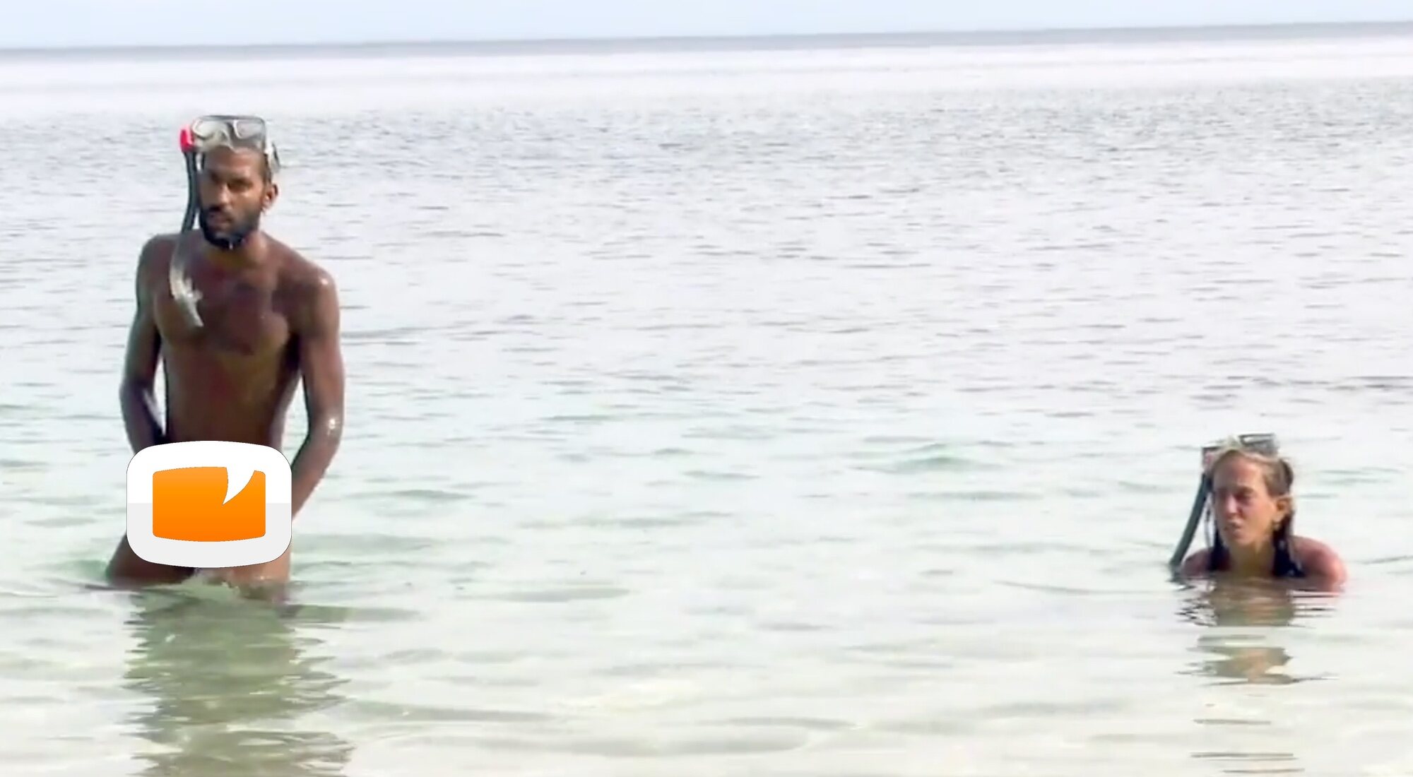 Yulen Pereira y Anabel Pantoja se bañan desnudos en 'Supervivientes 2022'