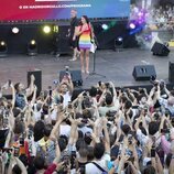 Chanel durante el pregón del Orgullo LGTBI 2022 de Madrid