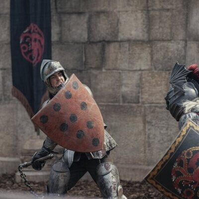 Ser Criston Cole y Daemon Targaryen pelean en 'La Casa del Dragón'