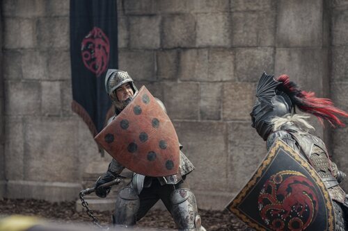Ser Criston Cole y Daemon Targaryen pelean en 'La Casa del Dragón'