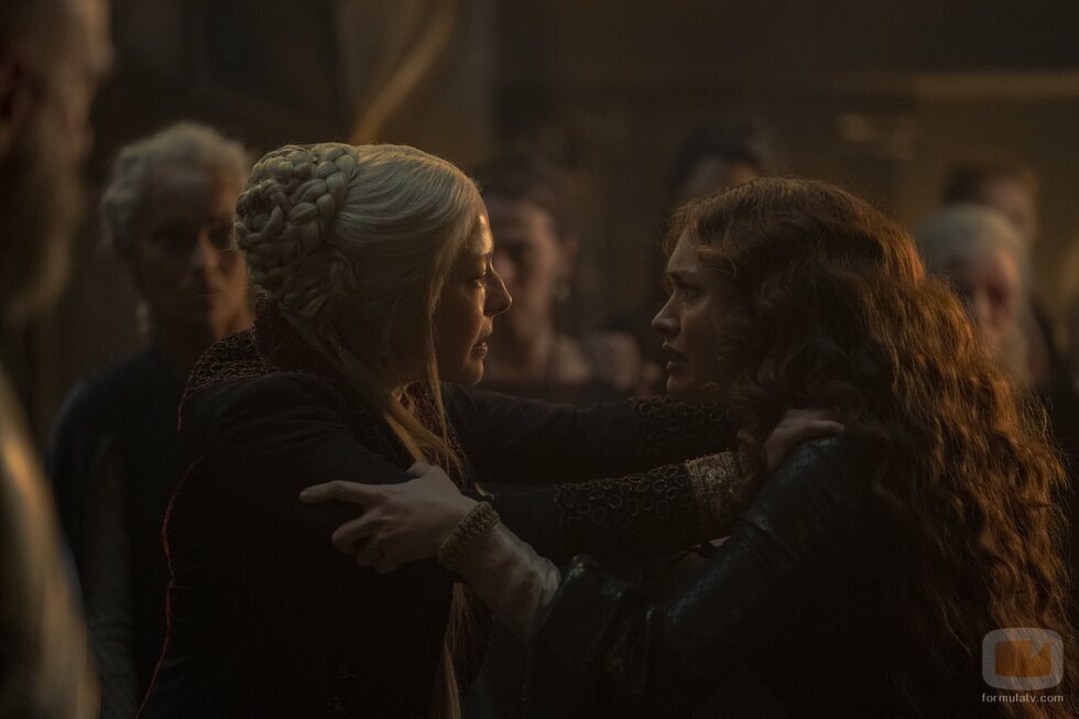 Rhaenyra Targaryen y Alicent Hightower, enfrentadas en 'La Casa del Dragón'