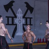 Los bomberos protagonistas de 'Donde hubo fuego' sin camiseta